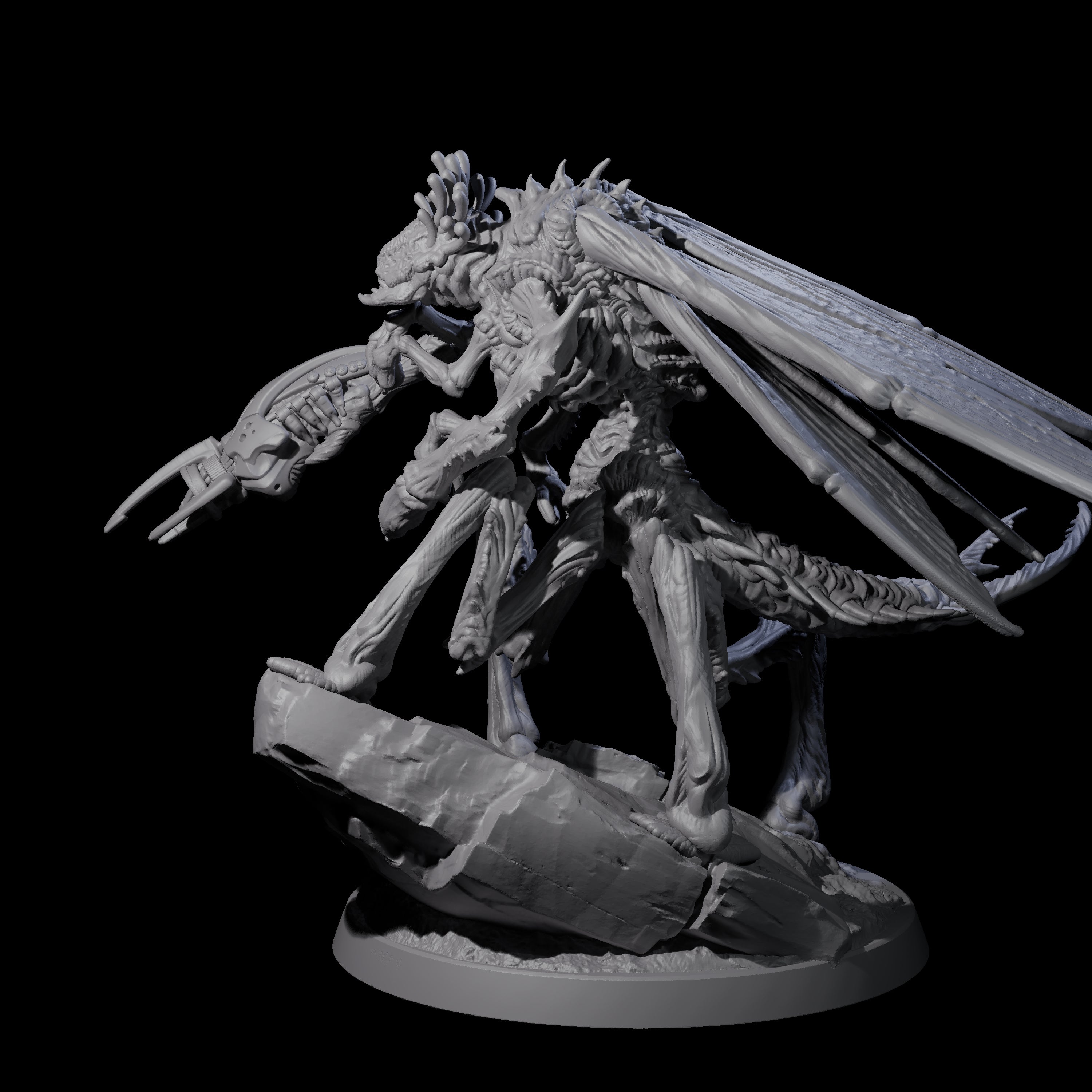 Scientific Mi-Go Surveyor Miniature for Dungeons and Dragons, Pathfinder or other TTRPGs