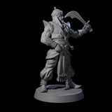 Scimitar Wielding Palace Guard A Miniature for Dungeons and Dragons, Pathfinder or other TTRPGs