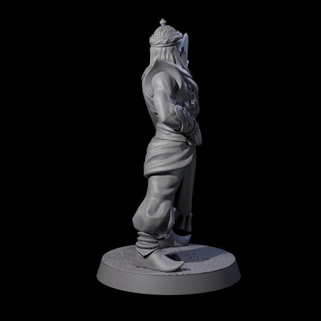 Scimitar Wielding Palace Guard A Miniature for Dungeons and Dragons, Pathfinder or other TTRPGs