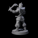 Scimitar Wielding Palace Guard A Miniature for Dungeons and Dragons, Pathfinder or other TTRPGs