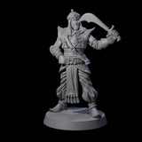 Scimitar Wielding Palace Guard A Miniature for Dungeons and Dragons, Pathfinder or other TTRPGs