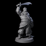 Scimitar Wielding Palace Guard B Miniature for Dungeons and Dragons, Pathfinder or other TTRPGs