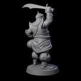 Scimitar Wielding Palace Guard B Miniature for Dungeons and Dragons, Pathfinder or other TTRPGs