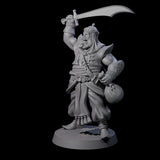 Scimitar Wielding Palace Guard B Miniature for Dungeons and Dragons, Pathfinder or other TTRPGs