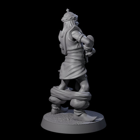 Scimitar Wielding Palace Guard C Miniature for Dungeons and Dragons, Pathfinder or other TTRPGs