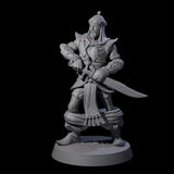 Scimitar Wielding Palace Guard C Miniature for Dungeons and Dragons, Pathfinder or other TTRPGs
