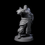Scimitar Wielding Palace Guard D Miniature for Dungeons and Dragons, Pathfinder or other TTRPGs