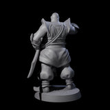 Scimitar Wielding Palace Guard D Miniature for Dungeons and Dragons, Pathfinder or other TTRPGs
