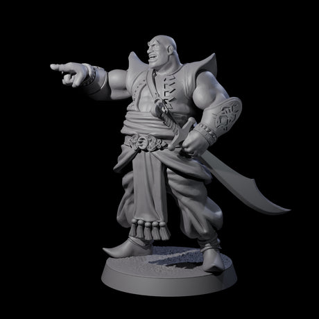 Scimitar Wielding Palace Guard D Miniature for Dungeons and Dragons, Pathfinder or other TTRPGs