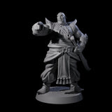 Scimitar Wielding Palace Guard D Miniature for Dungeons and Dragons, Pathfinder or other TTRPGs
