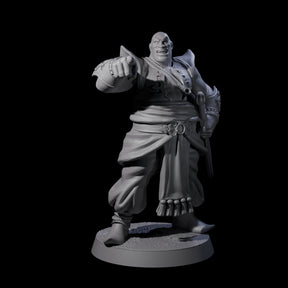 Scimitar Wielding Palace Guard D Miniature for Dungeons and Dragons, Pathfinder or other TTRPGs