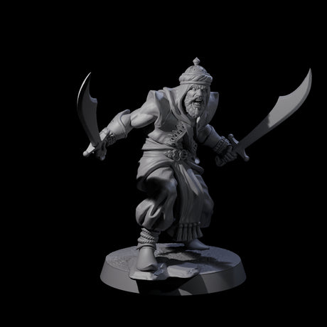 Scimitar Wielding Palace Guard E Miniature for Dungeons and Dragons, Pathfinder or other TTRPGs