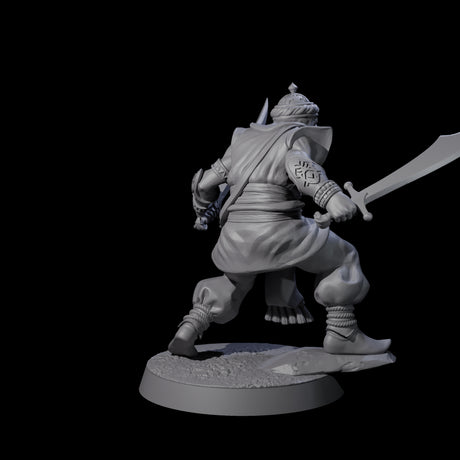 Scimitar Wielding Palace Guard E Miniature for Dungeons and Dragons, Pathfinder or other TTRPGs