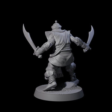 Scimitar Wielding Palace Guard E Miniature for Dungeons and Dragons, Pathfinder or other TTRPGs