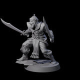 Scimitar Wielding Palace Guard E Miniature for Dungeons and Dragons, Pathfinder or other TTRPGs