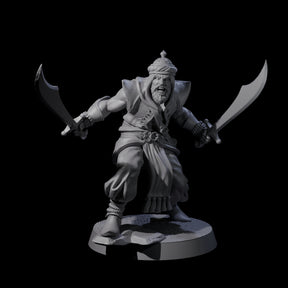 Scimitar Wielding Palace Guard E Miniature for Dungeons and Dragons, Pathfinder or other TTRPGs