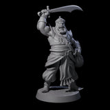 Scimitar Wielding Palace Guards Miniature for Dungeons and Dragons, Pathfinder or other TTRPGs