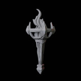 Sconce Torch Miniature for Dungeons and Dragons, Pathfinder or other TTRPGs