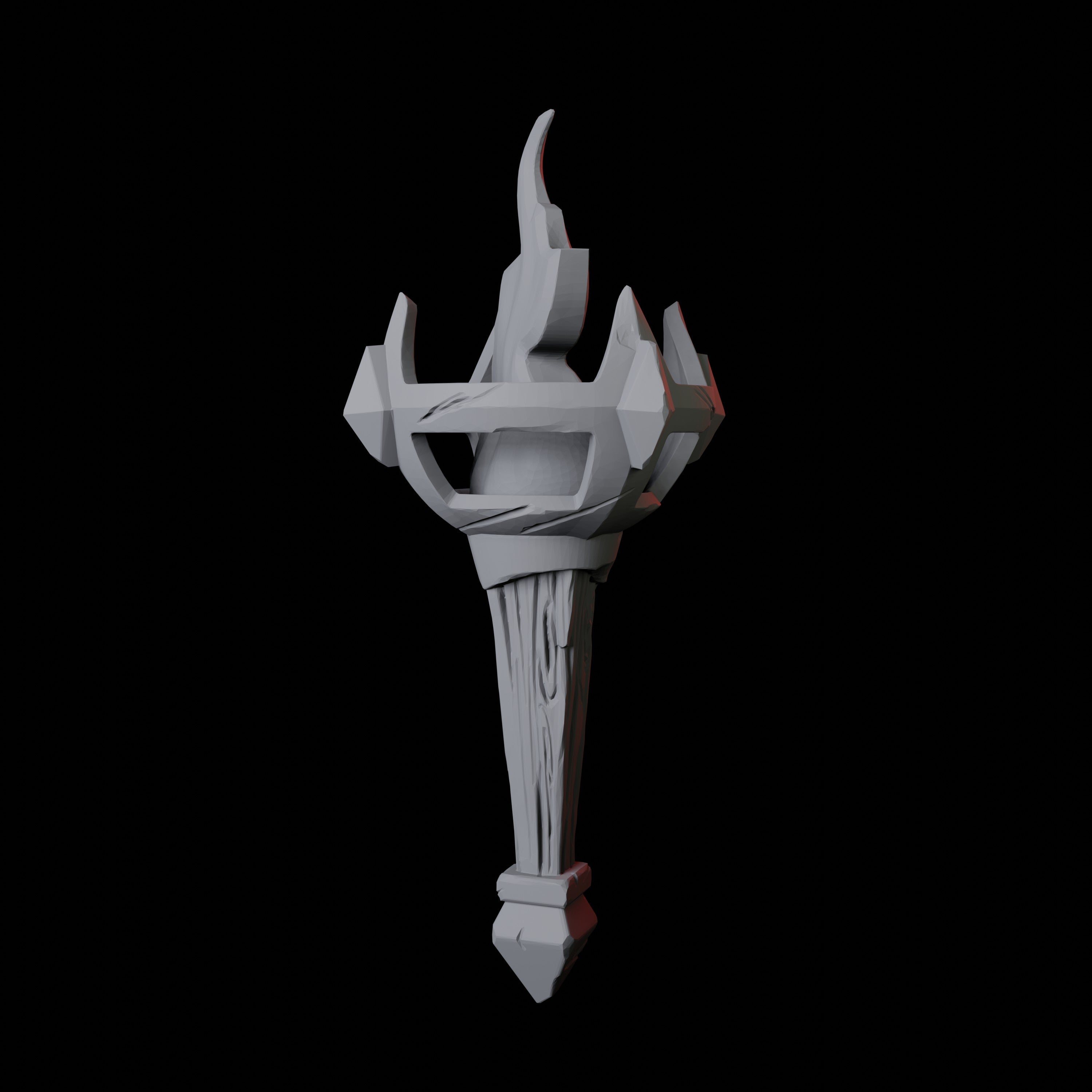 Sconce Torch Miniature for Dungeons and Dragons