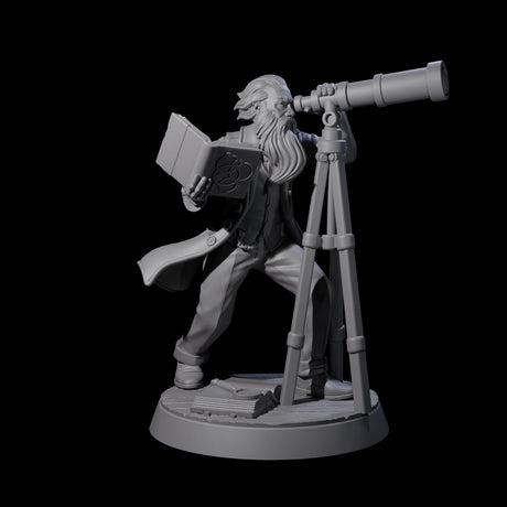 Scoping Human Scholar Miniature for Dungeons and Dragons, Pathfinder or other TTRPGs