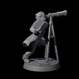 Scoping Human Scholar Miniature for Dungeons and Dragons, Pathfinder or other TTRPGs