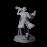Scoping Human Scholar Miniature for Dungeons and Dragons, Pathfinder or other TTRPGs