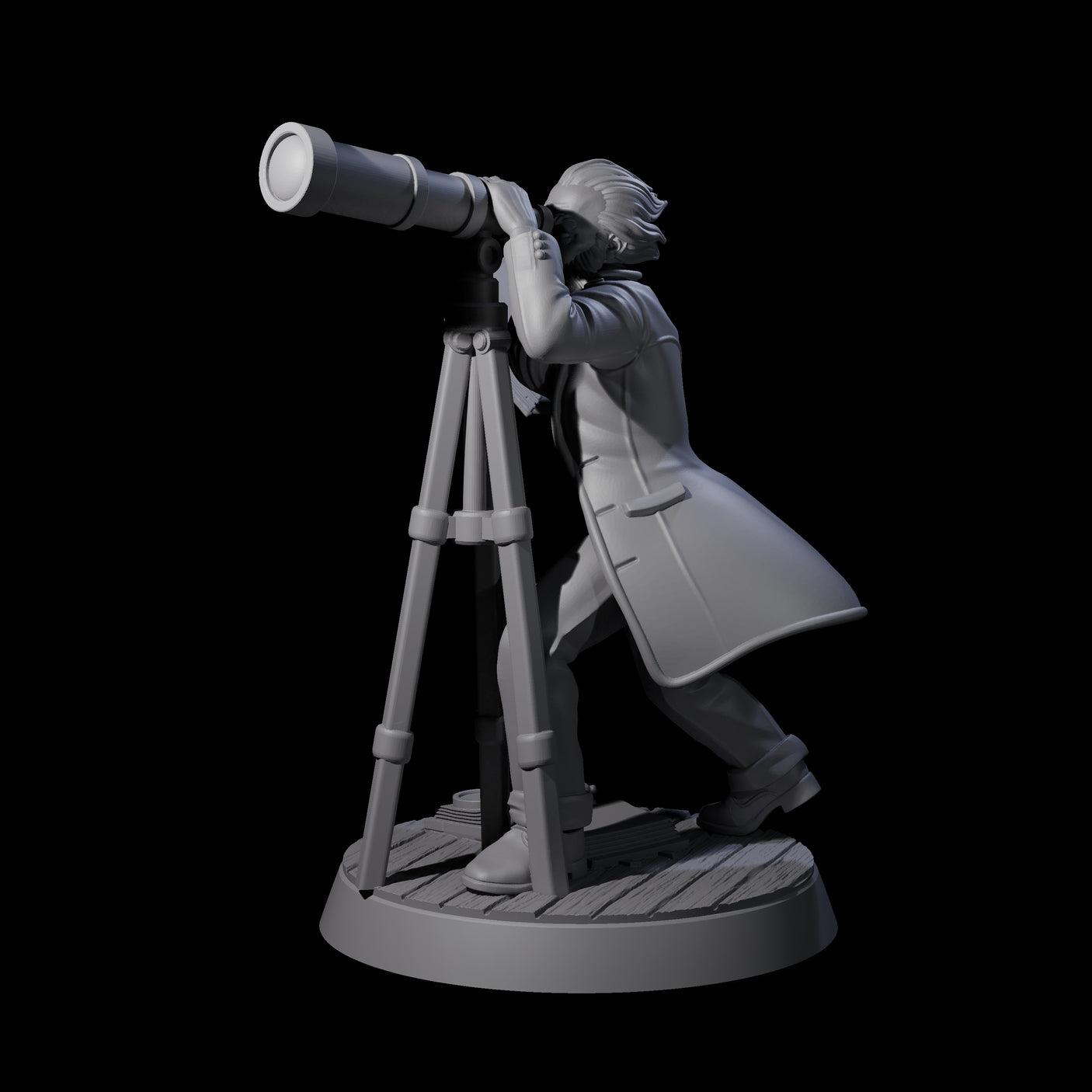 Scoping Human Scholar Miniature for Dungeons and Dragons, Pathfinder or other TTRPGs