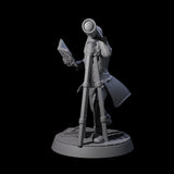 Scoping Human Scholar Miniature for Dungeons and Dragons, Pathfinder or other TTRPGs