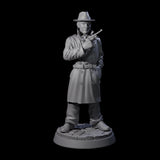 Scowlling Private Detective Miniature for Dungeons and Dragons, Pathfinder or other TTRPGs