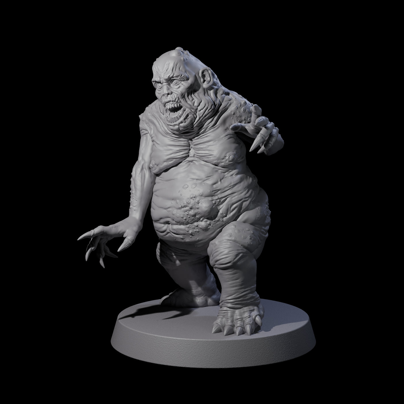 Screaming Mane B Miniature for Dungeons and Dragons, Pathfinder or other TTRPGs