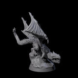 Screaming Young Dragon Miniature for Dungeons and Dragons, Pathfinder or other TTRPGs