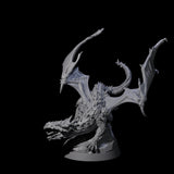Screaming Young Dragon Miniature for Dungeons and Dragons, Pathfinder or other TTRPGs