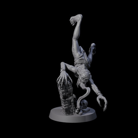 Screeching Ghoul A Miniature for Dungeons and Dragons, Pathfinder or other TTRPGs