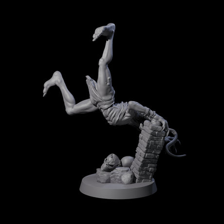 Screeching Ghoul A Miniature for Dungeons and Dragons, Pathfinder or other TTRPGs