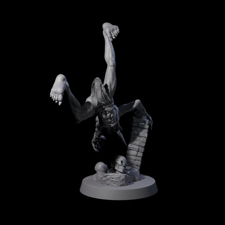 Screeching Ghoul A Miniature for Dungeons and Dragons, Pathfinder or other TTRPGs