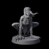 Screeching Ghoul C Miniature for Dungeons and Dragons, Pathfinder or other TTRPGs