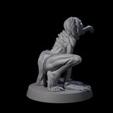 Screeching Ghoul C Miniature for Dungeons and Dragons, Pathfinder or other TTRPGs