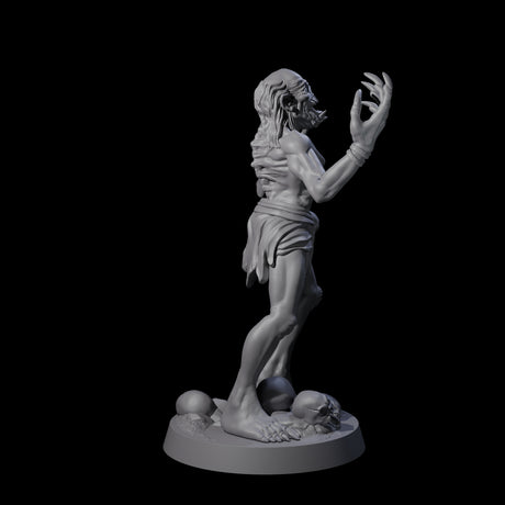 Screeching Ghoul D Miniature for Dungeons and Dragons, Pathfinder or other TTRPGs