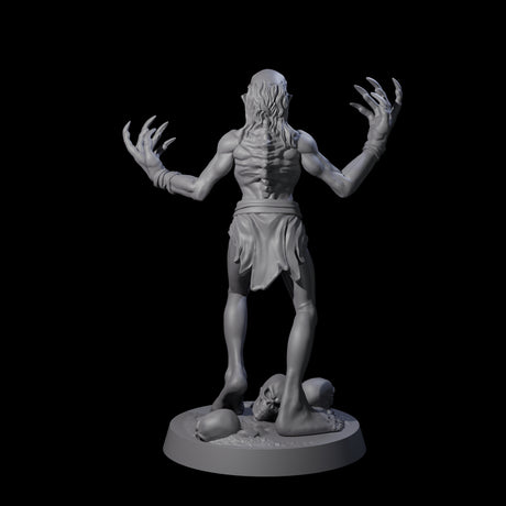 Screeching Ghoul D Miniature for Dungeons and Dragons, Pathfinder or other TTRPGs