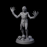 Screeching Ghoul D Miniature for Dungeons and Dragons, Pathfinder or other TTRPGs