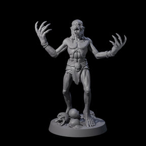Screeching Ghoul D Miniature for Dungeons and Dragons, Pathfinder or other TTRPGs