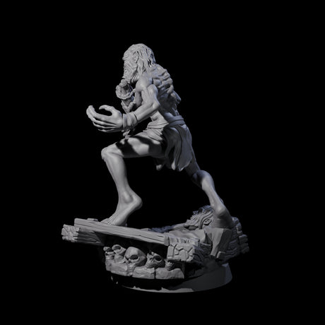 Screeching Ghoul E Miniature for Dungeons and Dragons, Pathfinder or other TTRPGs