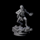 Screeching Ghoul E Miniature for Dungeons and Dragons, Pathfinder or other TTRPGs
