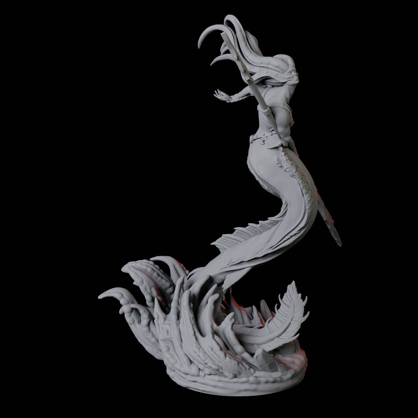 Screeching Harpy B Miniature for Dungeons and Dragons, Pathfinder or other TTRPGs