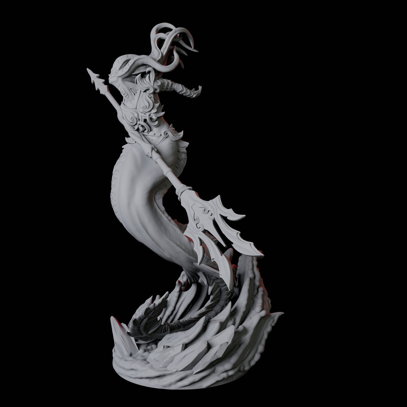 Screeching Harpy B Miniature for Dungeons and Dragons, Pathfinder or other TTRPGs