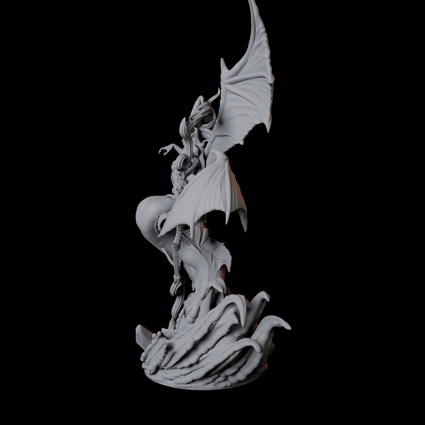 Screeching Harpy C Miniature for Dungeons and Dragons, Pathfinder or other TTRPGs
