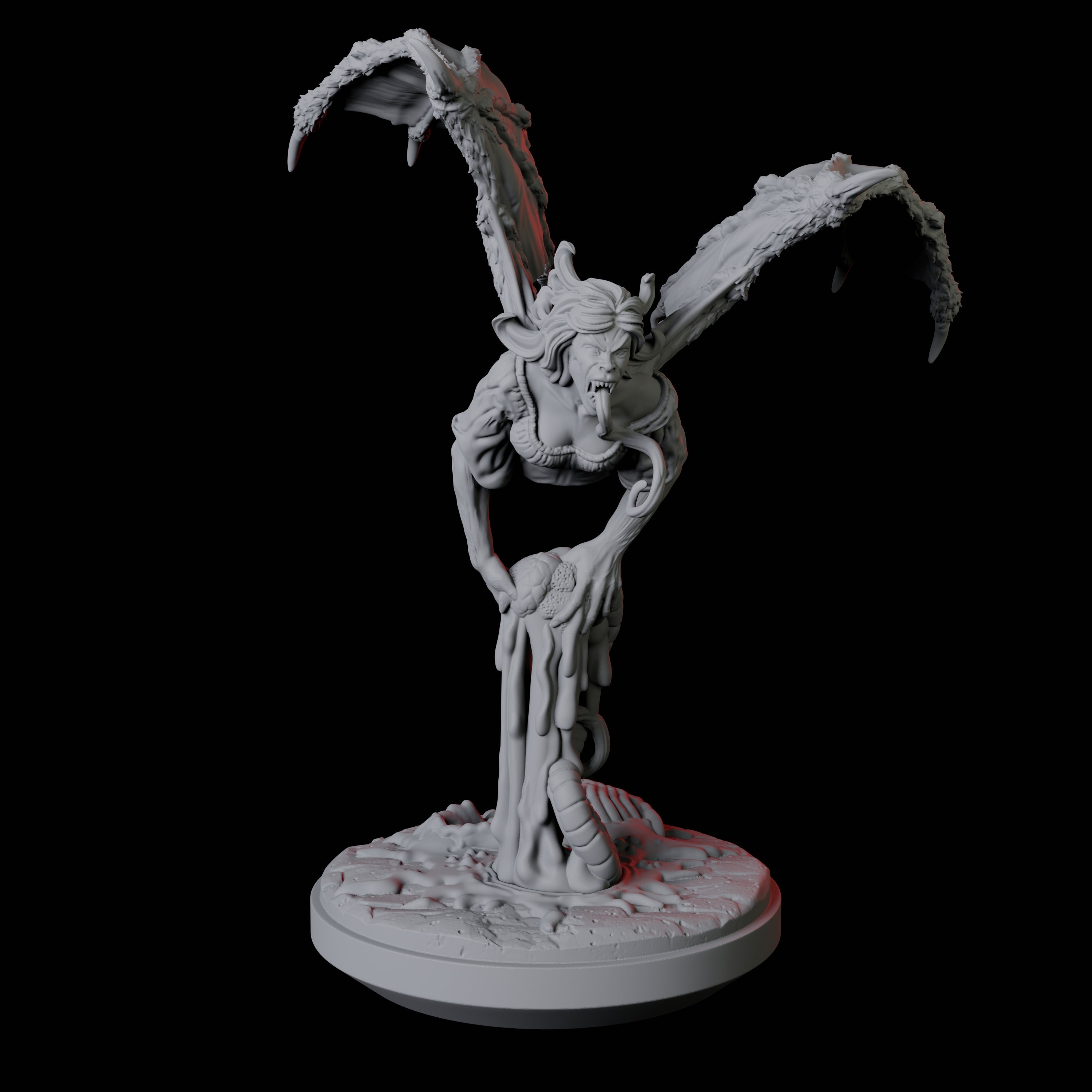 Screeching Manananggal A Miniature for Dungeons and Dragons, Pathfinder or other TTRPGs