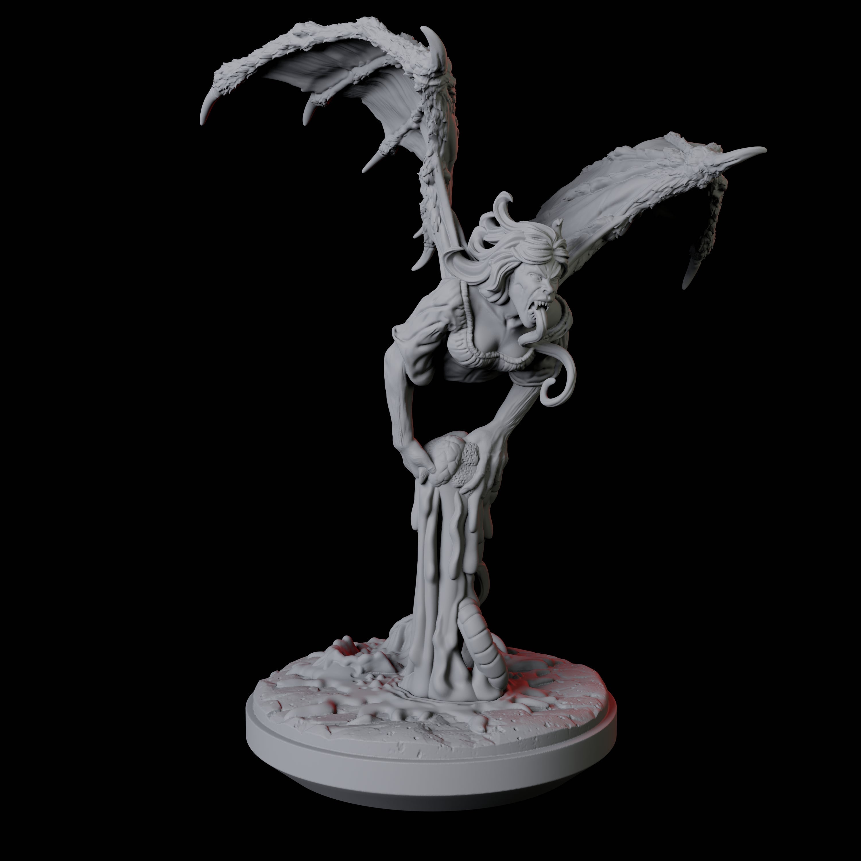 Screeching Manananggal A Miniature for Dungeons and Dragons, Pathfinder or other TTRPGs