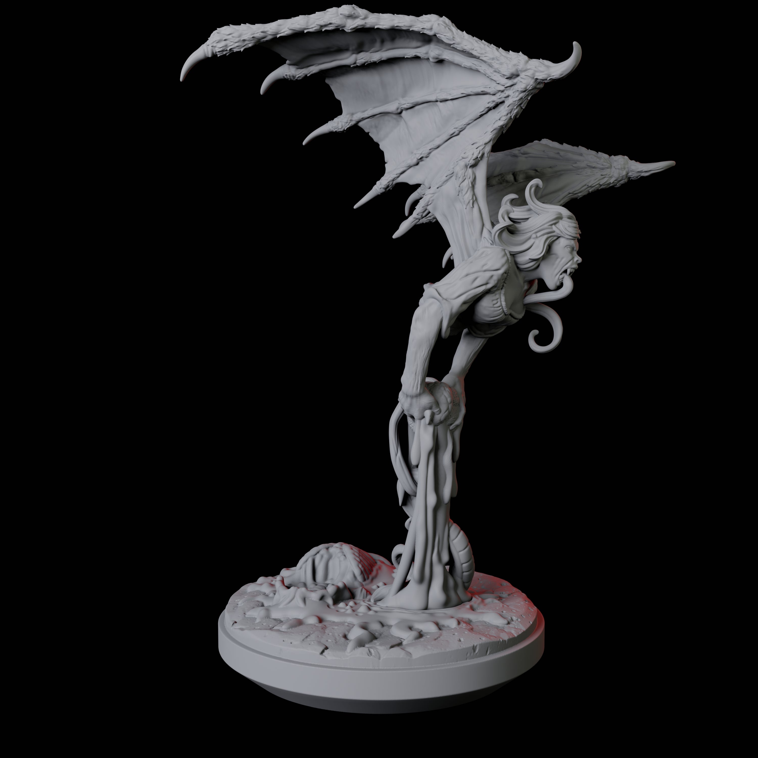 Screeching Manananggal A Miniature for Dungeons and Dragons, Pathfinder or other TTRPGs