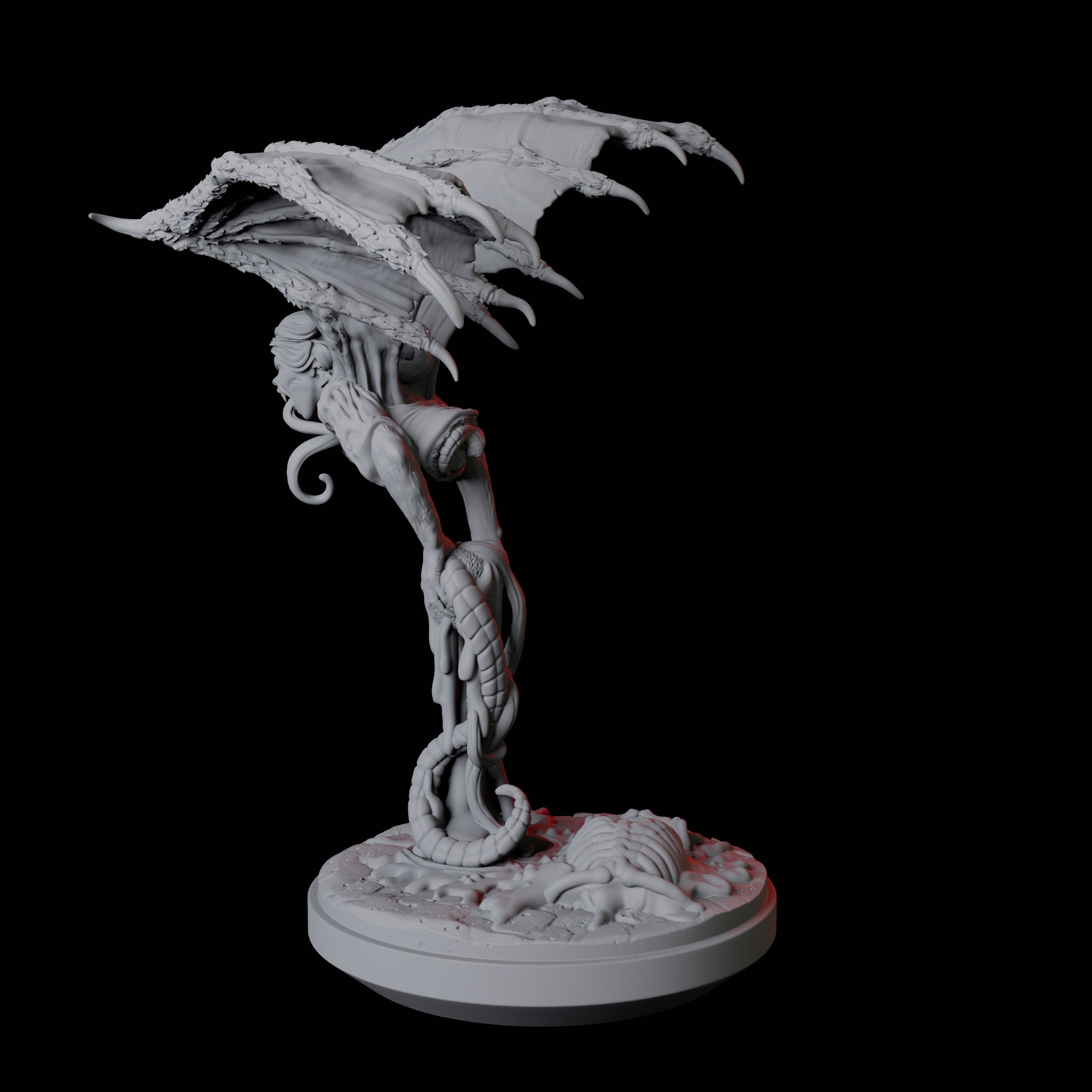 Screeching Manananggal A Miniature for Dungeons and Dragons, Pathfinder or other TTRPGs